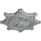 Ekena Millwork Antilles Ceiling Medallion (Fits Canopies up to 6"), 38 1/4"OD x 1 1/2"P, Primed White CM38AN - alternate 2
